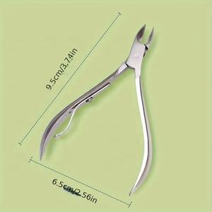 Alicate Profesional Morje para Cutículas y Uñas Quirúrgicas, Cuchilla Recta de Precisión, Acero Inoxidable, Apertura de Mandíbula de 10 mm - Product Image 2
