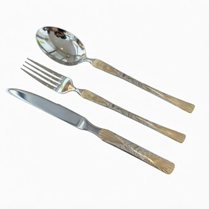 Ensemble de couverts minimalistes noir mat, résistant à la rouille, en métal, cuillère, fourchette, couteau pour la vaisselle de mariage, la salle à manger et les événements - Product Image 6