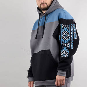 Sweat-shirts brodés pour hommes, en coton doux, décontractés, pantalons de jogging pour un confort et un style au quotidien - Product Image 4