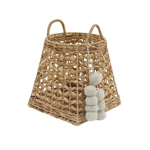 Vietnam Factory Water Hyacinth <b>Basket</b>, New Arrival Design Water Hyacinth Opened Weaving <b>Basket</b> in Viet Nam - Product Image 1