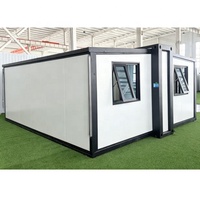Conteneur de bureau plat de 20 pieds, Bâtiment de bureau modulaire préfabriqué en conteneurs, Maison conteneur de stockage à deux chambres