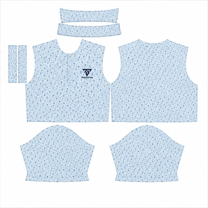 Camiseta Polo Trackstar para Hombre, Color Azul Cielo, con Estampado de Iconos de Golf, Manga Corta, Cuello con Botones, Camisa Deportiva Informal, Logotipo Personalizado - Product Image 2