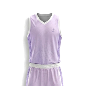 Uniforme de Baloncesto para Equipo, Jersey y Pantalones Cortos de Tela Ligera y Transpirable de Poliéster, Servicio OEM Personalizable para Clubes y Partidos de Liga - Product Image 4