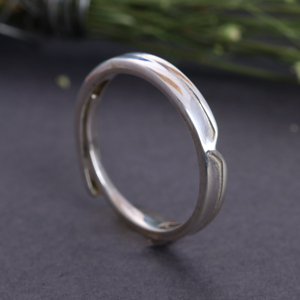 925 <b>Sterling</b> <b>Silver</b> <b>Adjustable</b> Open Band <b>Ring</b> for Women Minimalist Women Fashion <b>Adjustable</b> Finger Statement <b>Ring</b> Jewelry Bulk - Product Image 2