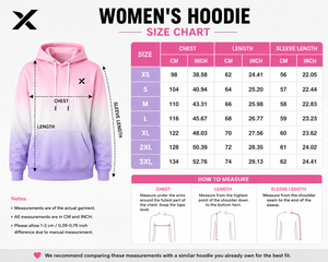 Sudadera con Capucha Degradada para Mujer X Sports City, Impresión por Sublimación, 100% Poliéster, Ropa Casual de Otoño, Diseño Personalizado ODM, Sudadera Moderna y Colorida - Product Image 6