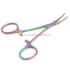 Pinzas Hemostáticas para Mosquitos Rainbow, Acero Inoxidable, Rectas, Certificadas CE, Pinza Médica para Cirugía, Grado Premium - Product Image 2