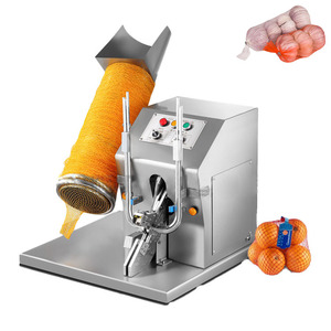 Macchina per l'imballaggio <span class=keywords><strong>di</strong></span> cozze, cipolle e patate con rete, macchina automatica per la clipatura <span class=keywords><strong>di</strong></span> peperoni e la confezionamento in sacchi a rete - Product Image 4