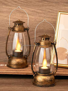 Photophore en métal vintage en forme de dôme, fabrication artisanale, pot de bougie pour décoration d'événement, produit de décoration de table de haute qualité - Product Image 6