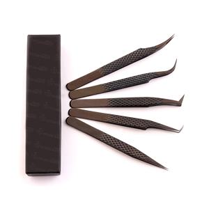 แหนบต่อขนตาแบบพกพาแหนบติดขนตาจับเพชรฉลากส่วนตัวพร้อมกล่องบรรจุภัณฑ์ - Product Image 1