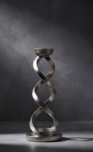 เชิงเทียนโลหะเกลียวบิดทันสมัยตกแต่งโต๊ะกลางตกแต่งบ้านขายส่ง - Product Image 2