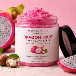 OEM Bulk Dragon Fruit Shea Sugar <b>Body</b> <b>Scrub</b> with Natural Exfoliating Sugar Crystals & Moisturizing Shea Butter for Wholesale - Product Image 2