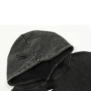 <b>Top</b> Quality Factory Made Men <b>Distressed</b> Hoodies New Design Wholesale Price Oversize Men <b>Distressed</b> Hoodies - Product Image 3