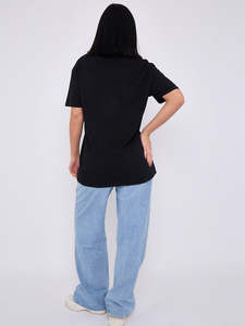 Camiseta Personalizada para Mujer, Estilo Casual, Poliéster/Algodón, Diseño Impreso DTG, Ropa Moderna para Mujer, Estilo Urbano - Product Image 6