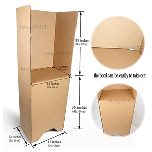 Cabina de Votación de Cartón Reciclado Ecológico Corrugado Personalizada, Suministro de Fábrica, Venta al Por Mayor - Product Image 3
