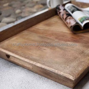 Rectangle Wooden Storage <b>Tray</b> Customized Wooden Storage <b>Tray</b> Wholesale Custom Printed Rectangle Wooden Storage <b>Tray</b> - Product Image 1