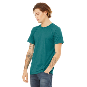 บริการ OEM คุณภาพสูง เสื้อยืดโอเวอร์ไซส์แบบเรียบสีพื้น สำหรับผู้ชาย พร้อมสกรีนโลโก้ตามสั่ง และเสื้อยืดแห้งเร็ว - Product Image 3
