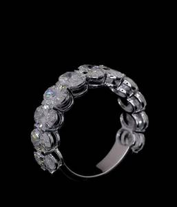 Oval Cut Colorless Lab Grown Diamond Engagement <b>Ring</b> for Women | Luxury Gold Wedding Anniversary <b>Ring</b> | Elegant Bridal Promise - Product Image 1