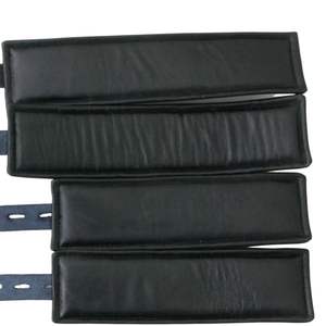 Ensemble de manchettes pour poignets et chevilles en peau de mouton imprimées par transfert thermique avec sangles de connexion, largeur 4,5 cm - Product Image 3