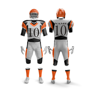 Nieuw Amerikaans voetbaltenue voor volwassenen, voetbalshirt & -broek, custom sublimatie Amerikaans voetbaltenue voor wedstrijd & training - Product Image 3