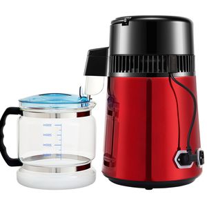 Distillatore d'Acqua da 1.1 Galloni, 750W, 0.3 Galloni/Ora, con Display Doppio Temperatura 0-99H, in Acciaio Inox 304, Attrezzatura da Distillazione da Banco - Product Image 1