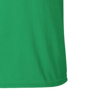 T-shirt en coton à manches courtes et col rond, imprimé graphique vert et rose, personnalisé, style streetwear décontracté, confortable - Product Image 4