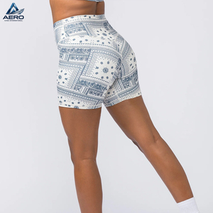 Shorts de Yoga Personalizados sin Costuras para Mujer, Tela de Alta Elasticidad, Ligeros, Buen Proveedor, Shorts Deportivos para Gimnasio, Fitness y Entrenamiento - Product Image 3