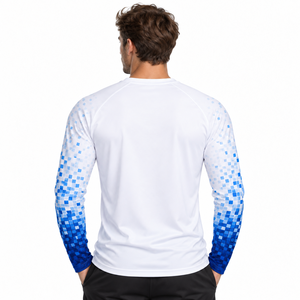 Camiseta Deportiva Sublimada de Manga Larga para Hombre, Tela de Poliéster Premium, Impresión a Todo Color, para Correr, Fitness y Entrenamiento - Product Image 2