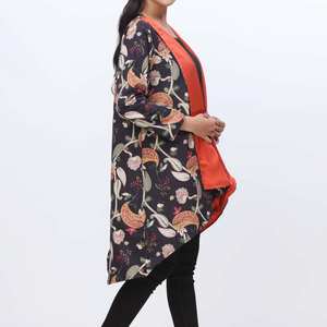 Camisa de franela estampada para mujer PW3214 1PC Ropa de lana y mezclas - Product Image 2