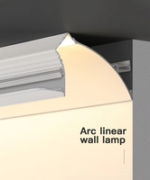 Profilé LED en aluminium encastré sans cadre pour plafond, idéal pour la décoration de plafonds en plaques de plâtre – Prix de gros
