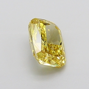 Diamant de laboratoire CVD IGI de 1,50 carat, fantaisie jaune vif, taille coussin, pureté VS2, finition EX, pierre libre, excellent rapport qualité-prix pour l'inventaire B2B - Product Image 3