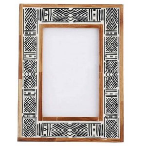 High Quality Geometric Painting Bone Inlay <b>Photo</b> <b>Frame</b> Boho Wooden Picture <b>Frames</b> for Table Top/Wall Decor in Wholesale - Product Image 4