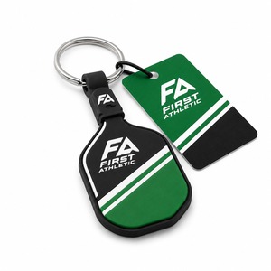 Durable Pickleball Keychain with Detailed Paddle and Ball Charm Premium Metal <b>Ring</b> for Everyday Use Sports Fans and Collectors - Product Image 1