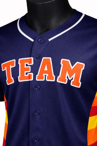 Últimos Diseños Personalizados de Camisetas de Béisbol Transpirables de Manga Corta con MOQ Bajo, 100% Poliéster, Ropa Deportiva al por Mayor para Adultos - Product Image 4