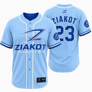 Maillot de baseball authentique de qualité supérieure, motif 3D palmiers bleu marine-orange, personnalisé, en gros, du fabricant pakistanais - Product Image 5