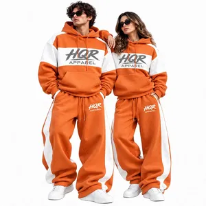 Conjunto Deportivo de 2 Piezas de Alta Calidad, Ecológico, 100% Algodón, Grueso, Personalizable, Unisex, Moda Urbana - Product Image 1