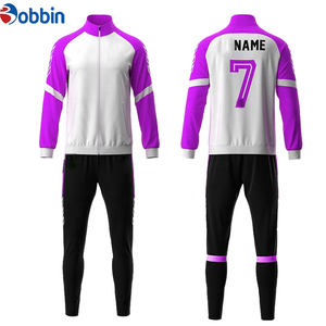 Ensemble d'équipement sportif personnalisé de haute qualité, veste de football unisexe, survêtement 2 pièces, entraînement de football respirant, taille plus - Product Image 5