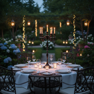 Customizable Centerpiece Metal Decoration Candelabra Wedding Entryway & Floor centerpiece <b>candlestick</b> Holder Tabletop Lighting - Product Image 3