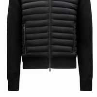 Blouson matelassé noir pour homme à col montant, fermeture éclair, coupe-vent, décontracté, hiver, coupe ajustée, rembourrage en polyester