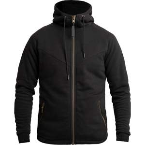 Sudadera con capucha y cremallera para hombre, estilo motociclista, forro polar, chaqueta de motociclista ligera, con armadura de seguridad, impermeable, para carreras, talla grande - Product Image 3