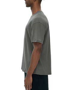 เสื้อยืดลำลองผู้ชายไซส์ใหญ่ ผ้าฝ้าย 100% 220 GSM คอกลม แขนสั้น แห้งเร็ว ระบายอากาศดี เป็นมิตรกับสิ่งแวดล้อม ไซส์พลัส - Product Image 4