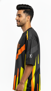 T-shirt de mode urbaine haut de gamme pour hommes, coupe ample, sublimation, style décontracté - Product Image 5