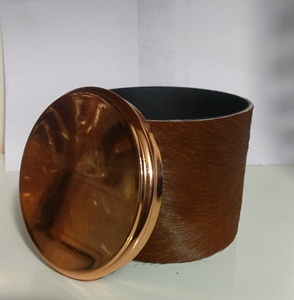 <b>Cork</b> Candle <b>Jar</b> With Rose Gold Lid - Product Image 4