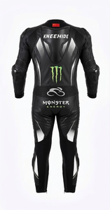 Traje de Carreras MotoCP de Cuero Genuino Premium de Una Pieza con Protectores y Joroba para Días de Pista - Product Image 2