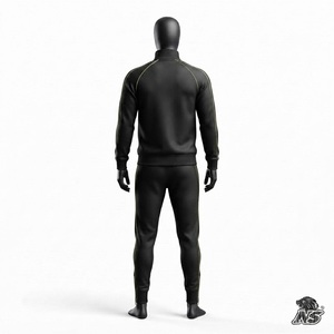 NAQQASH SPORTS Chándal Unisex con Capucha de Forro Polar, Cierre con Cordón, Elástico en Cuatro Direcciones, Ropa Deportiva Ligera para Deportes de Invierno - Product Image 3