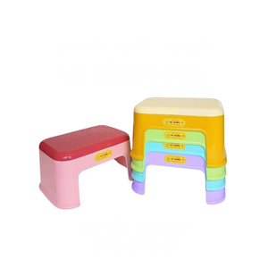 Taburete de plástico ligero con diseño moderno Fácil de mover Fuerte durabilidad Apilable Característica extraíble para uso en el baño de la escuela - Product Image 1