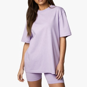 Nouveau T-shirt pour femme 100% coton uni, col rond, manches courtes, écologique, anti-rides, respirant, style décontracté pour l'été - Product Image 1