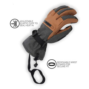 Gants de ski résistants à l'eau et durables pour le snowboard et les sports de glace, gants thermiques confortables - Product Image 4