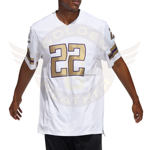 Camiseta de Fútbol de Alta Calidad para Hombre, Diseño Dorado, Sublimada, de Secado Rápido, Transpirable, Color Personalizado - Product Image 2