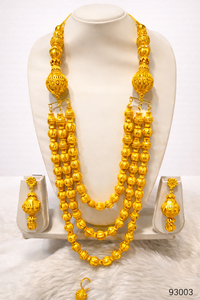 Dubai Vintage Style 24K Gold Plated Women's Ethnic Alloy Jewelry Set for Weddings Engagements Anniversaries & <b>Gifts</b> - Product Image 4