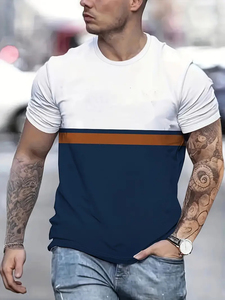 Camisetas de Hombre 100% Poliéster 220g, Cuello Redondo, Manga Corta, Estampado Digital y por Transferencia de Calor, Transpirables, de Secado Rápido - Product Image 5